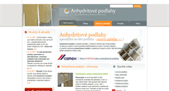 Desktop Screenshot of anhydritovepodlahy.eu