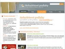 Tablet Screenshot of anhydritovepodlahy.eu